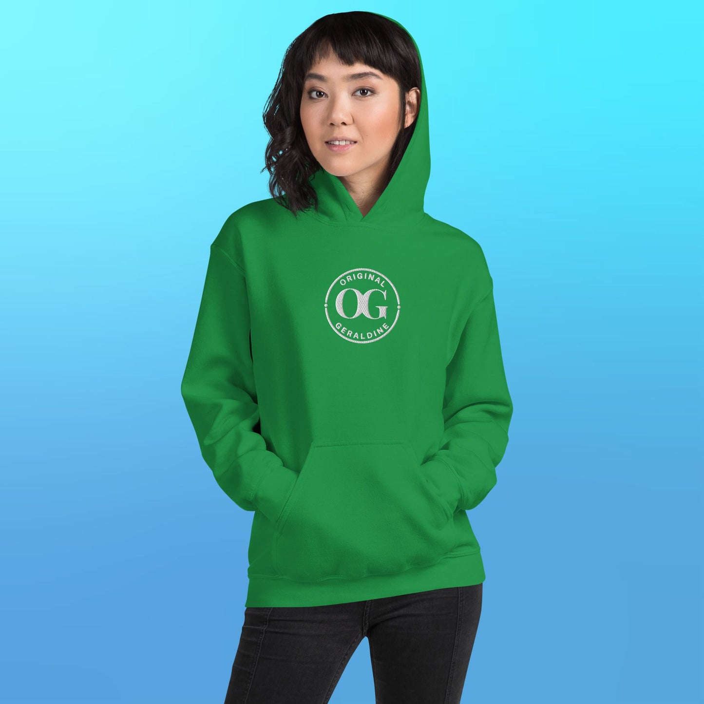 OG Original Geraldine Unisex Hoodie (White Embroidery) - Multiple colors & Size Inclusive!