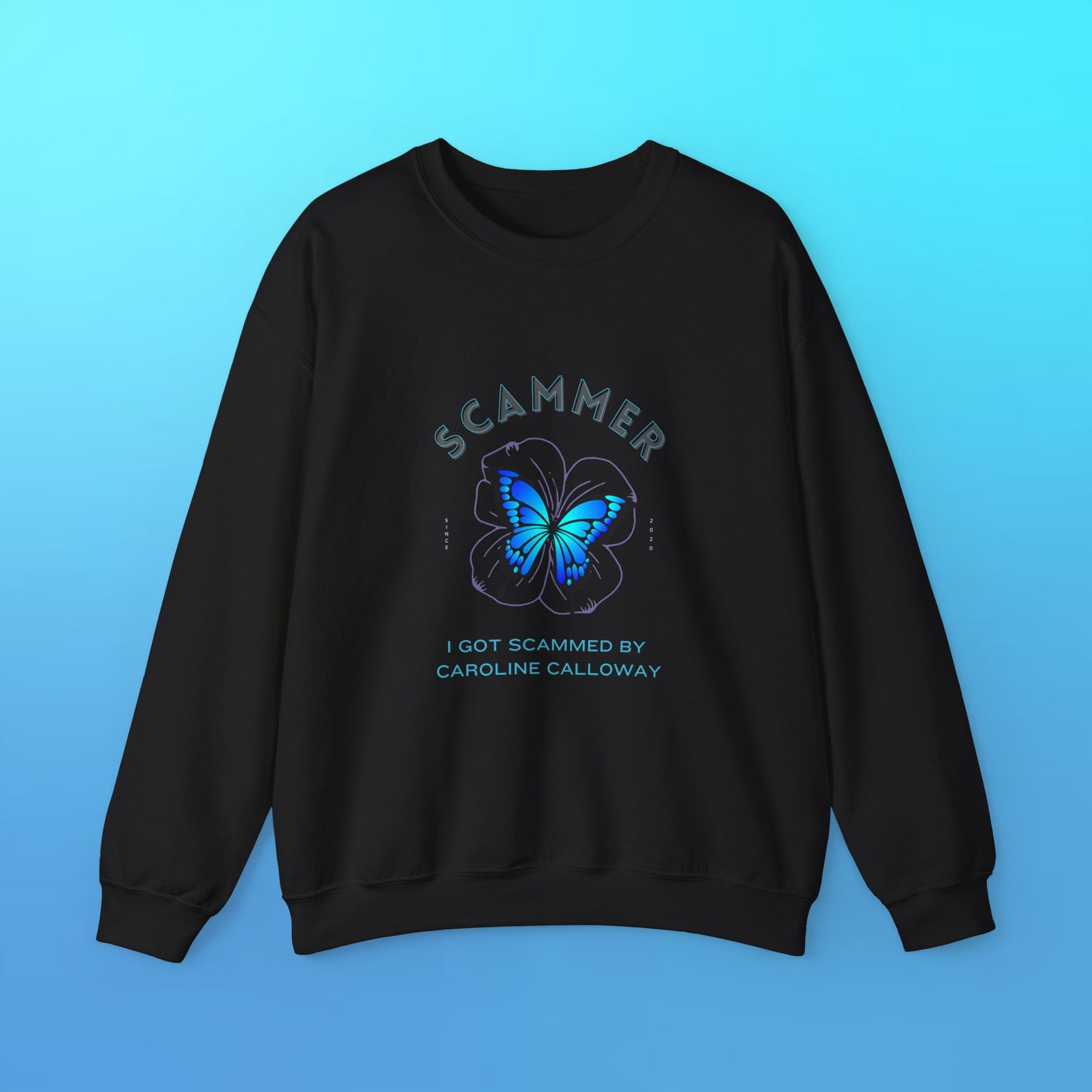 Caroline Calloway SCAMMER Crewneck Sweatshirt | This is not a scam, promise