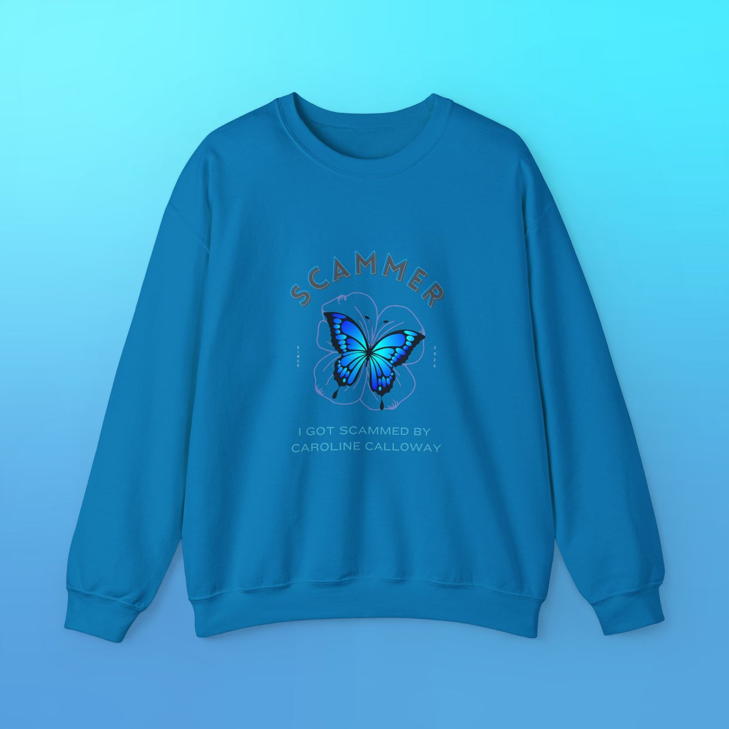 Caroline Calloway SCAMMER Crewneck Sweatshirt | This is not a scam, promise