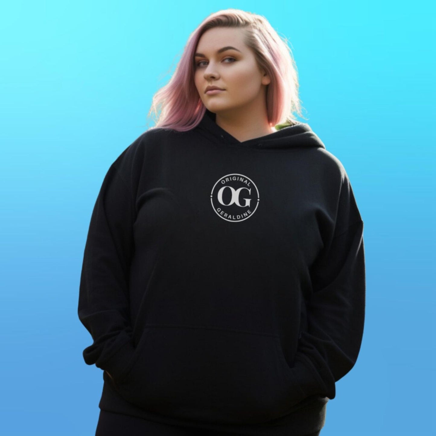 OG Original Geraldine Unisex Hoodie (White Embroidery) - Multiple colors & Size Inclusive!